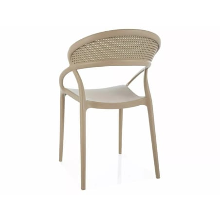 Krzesło z tworzywa GLIS II beżowe