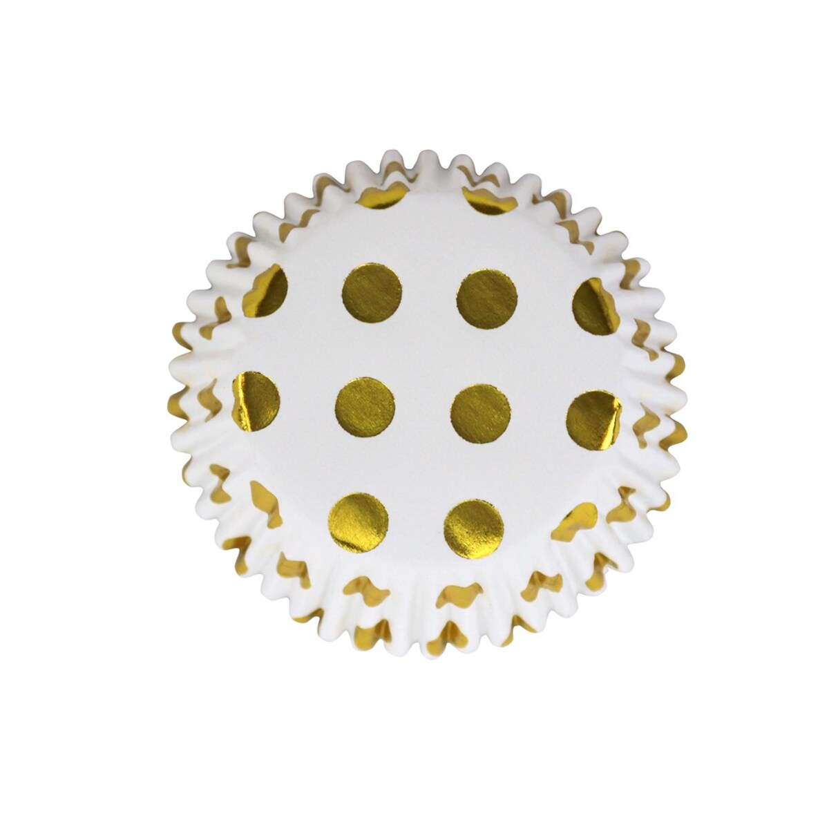 PME Papilotki do babeczek kropki (30 sztuk) biały