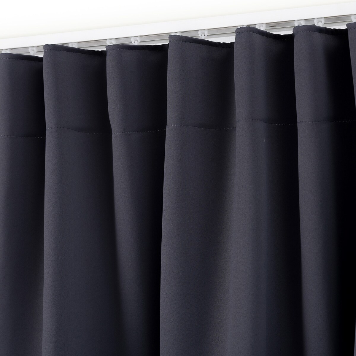 Zasłona zaciemniająca na taśmie marszczącej grafitowy szary 140 x 280 cm 1 szt. 140x280