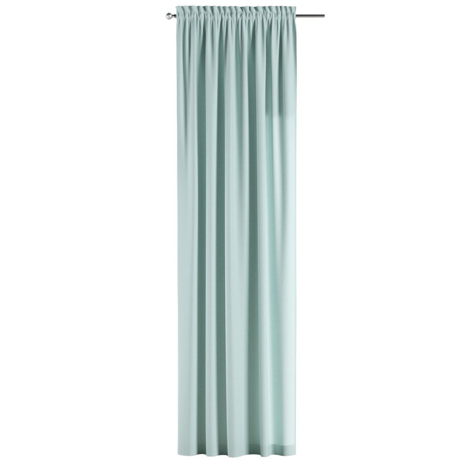 Zasłona na kanale z grzywką 1 szt. 130x245 pastelowy błękit