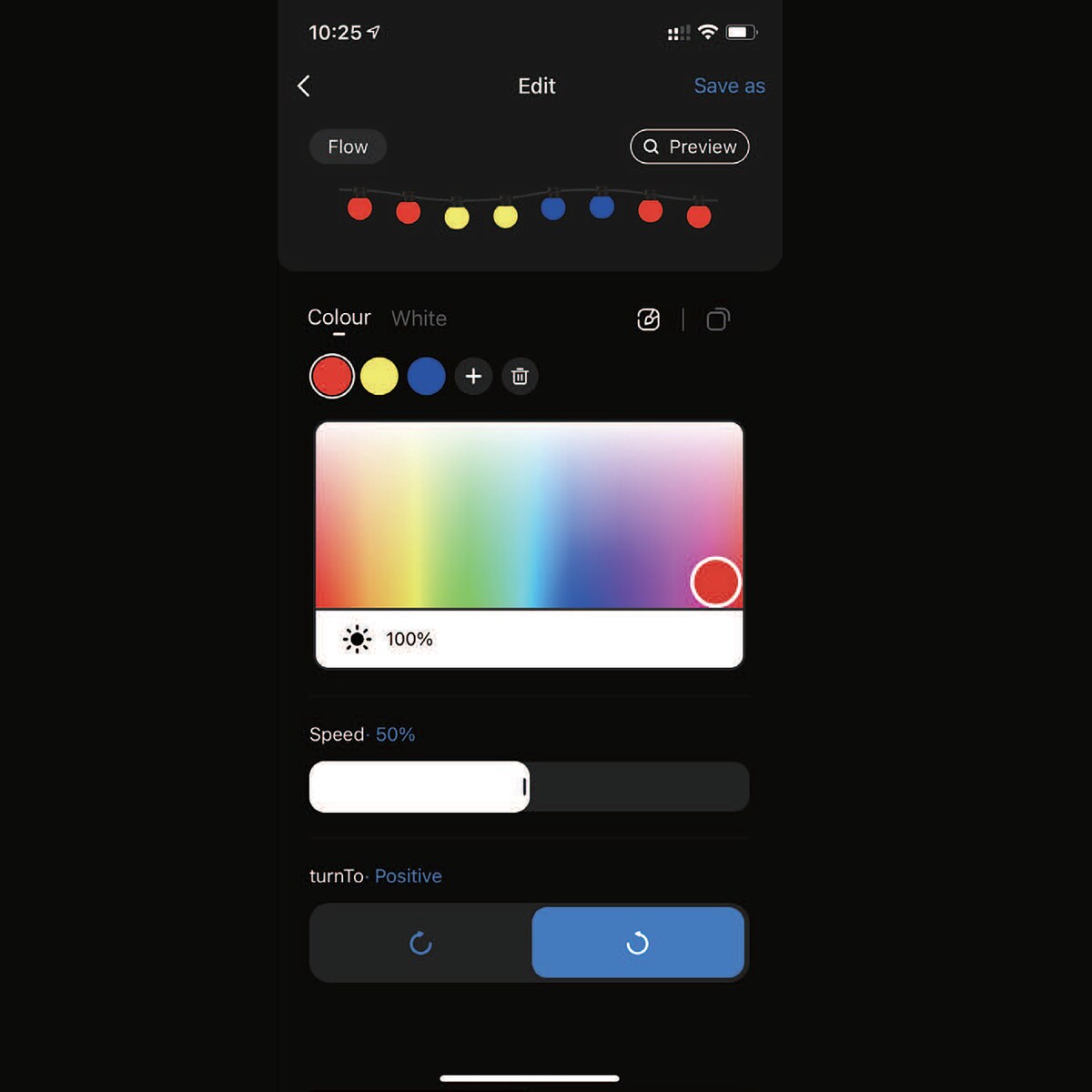 Girlanda LED świetlna 10 m SMART sterowana aplikacją