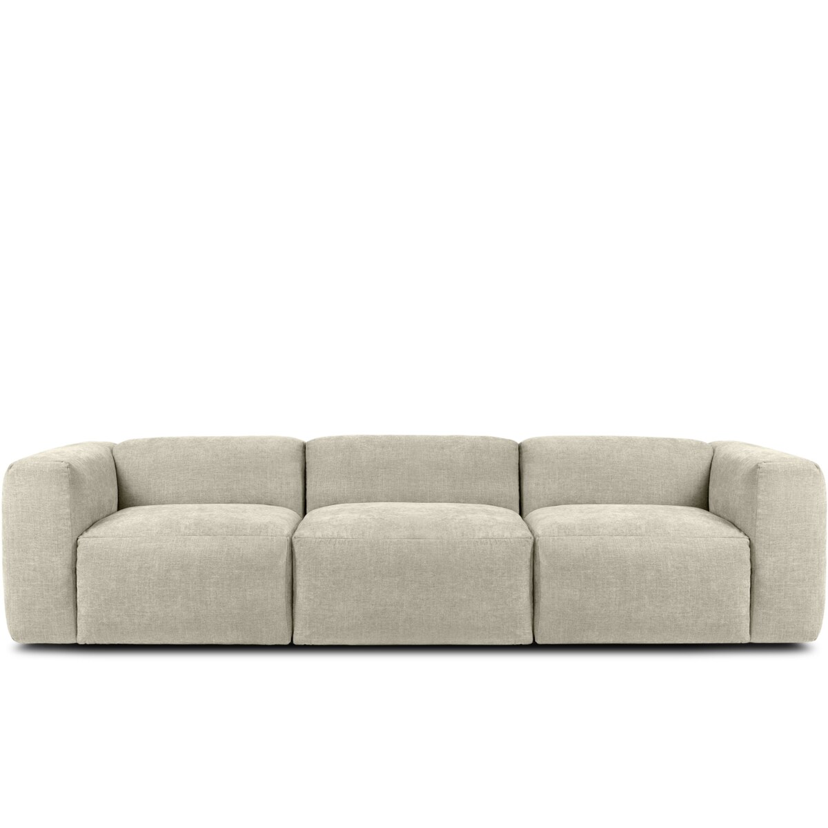 KONSIMO BUFFO 3-osobowa sofa z wyjątkowo miękkim i wygodnym siedziskiem, kolor ecru