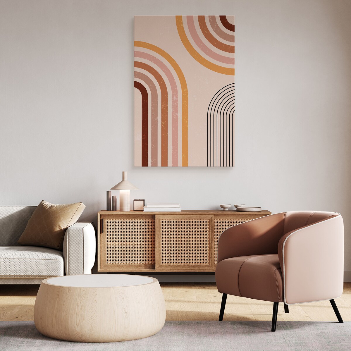 Obraz Abstrakcyjne Szlaczki Boho 30x40cm