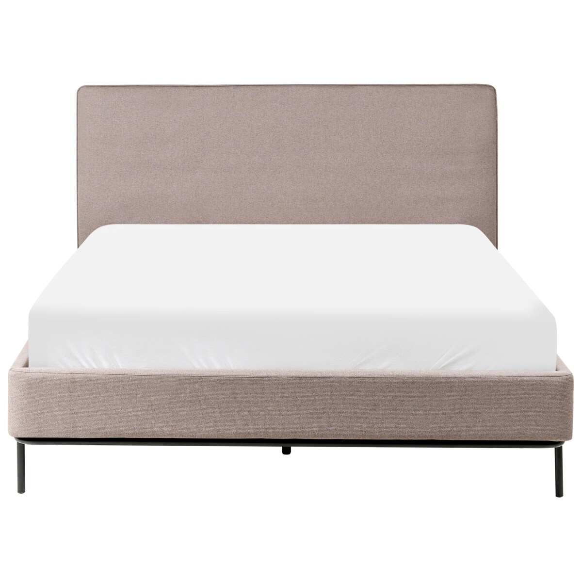 Łóżko CORIO 140 x 200 cm Beżowoszary