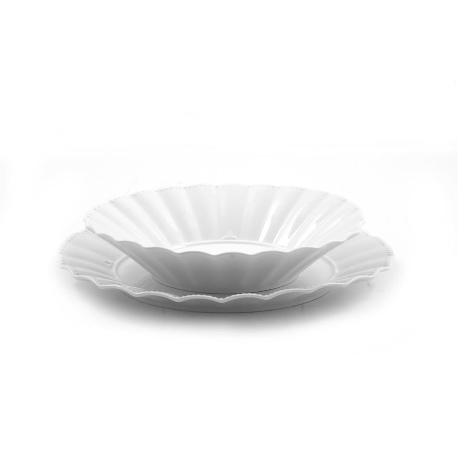 Zestaw 6 talerzy obiadowych Ducale - Biały, 26.5 cm