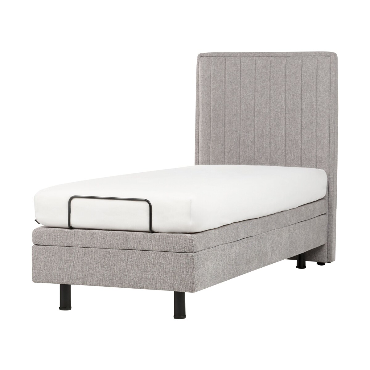 Łóżko regulowane DUKE II 80 x 200 cm Jasnoszary