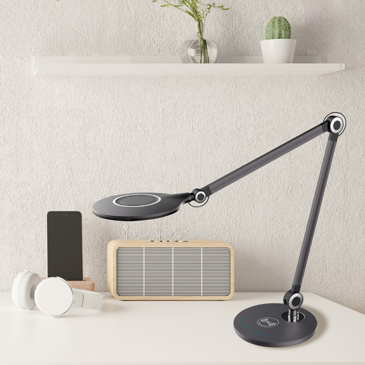 Lampka Biurkowa Szkolna Na Biurko Stołowa Led Trzy Barwy Do Pracy