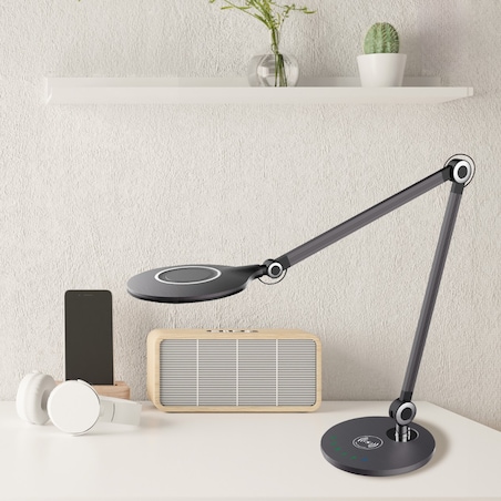 Lampka Biurkowa Szkolna Na Biurko Stołowa Led Trzy Barwy Do Pracy