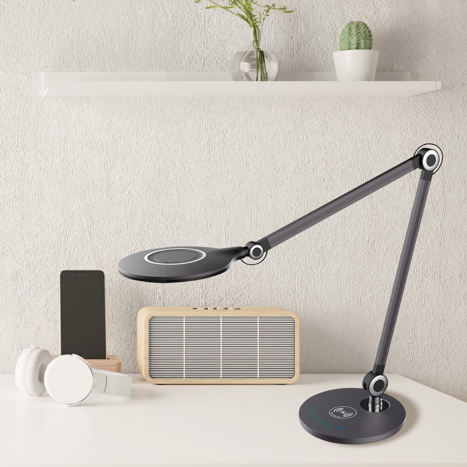 Lampka Biurkowa Szkolna Na Biurko Stołowa Led Trzy Barwy Do Pracy