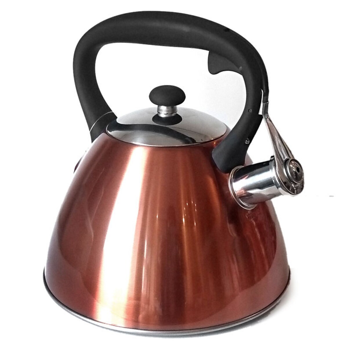 Czajnik stalowy z gwizdkiem 3.0L indukcja gaz miedziany KLAUSBERG
