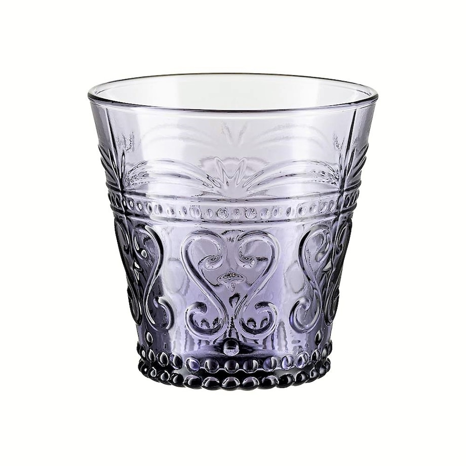 VILLA ITALIA Szklanka ametystowa 250 ml 9 cm FIORINO