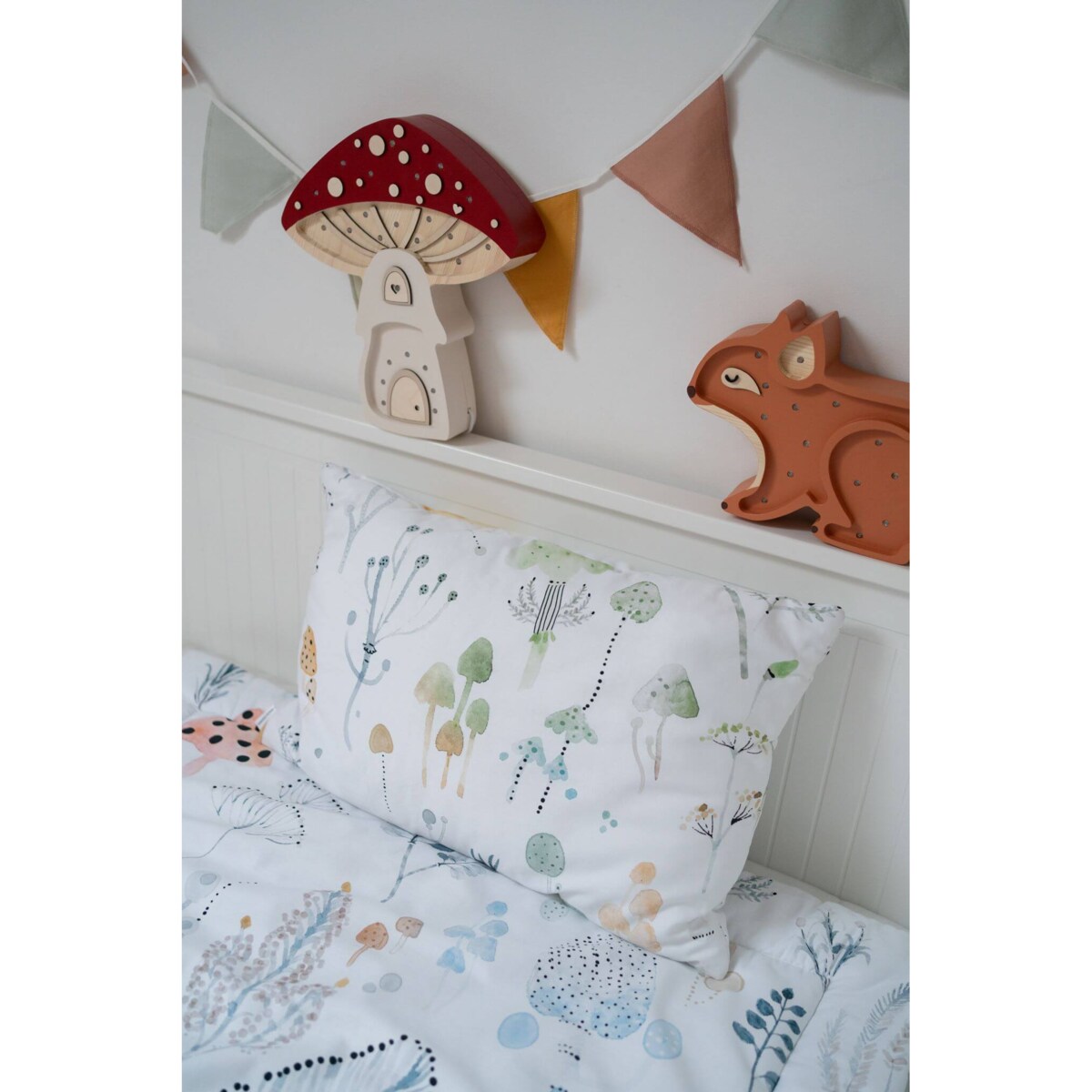 Pościel z wypełnieniem Zaczarowany las 100/135 + 40/60 cm