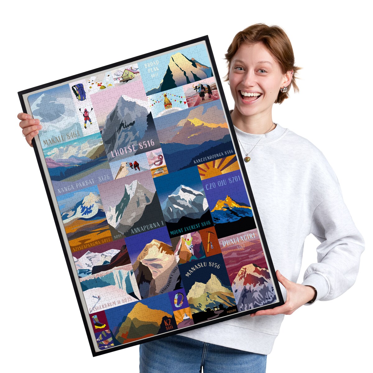 Puzzlove CzuCzu Góry 8000 m n.p.m. 1000 el.