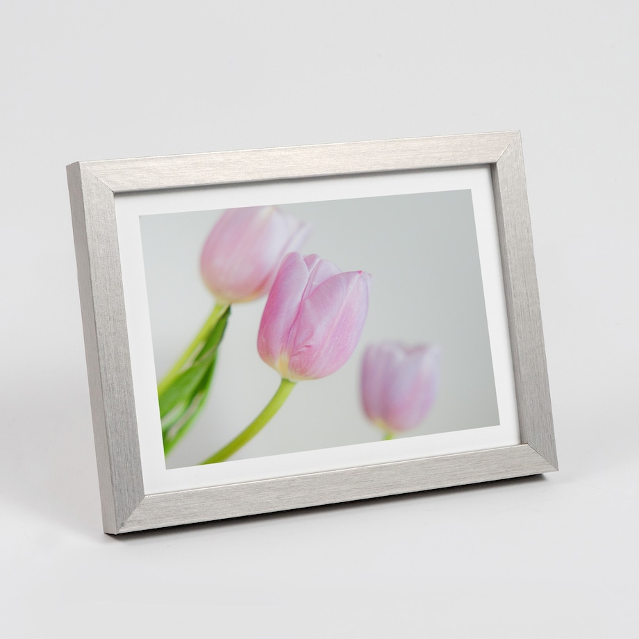 Srebrna ramka na zdjęcia 13x18 cm rama MDF ramki do zdjęć 18x13 cm FRAMAI®