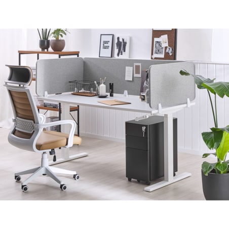 Przegroda biurkowa 180 x 40 cm Różne rozmiary