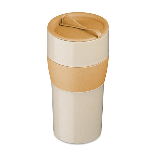 Kubek termiczny na kawę AROMA TO GO XL, 700 ml, KOZIOL, kolor złoty, tworzywo sztuczne