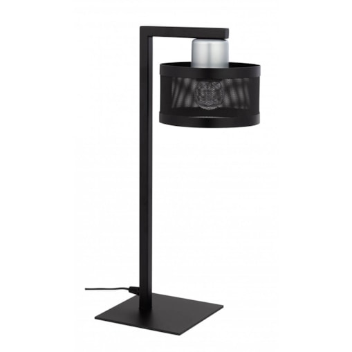 Gabinetowa lampa stojąca Off 50234 loft czarna srebrna