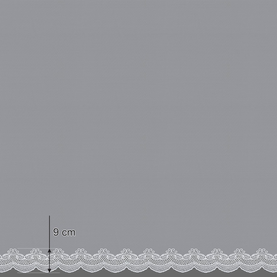 Firana na taśmie 300x245 biały ze wzorem