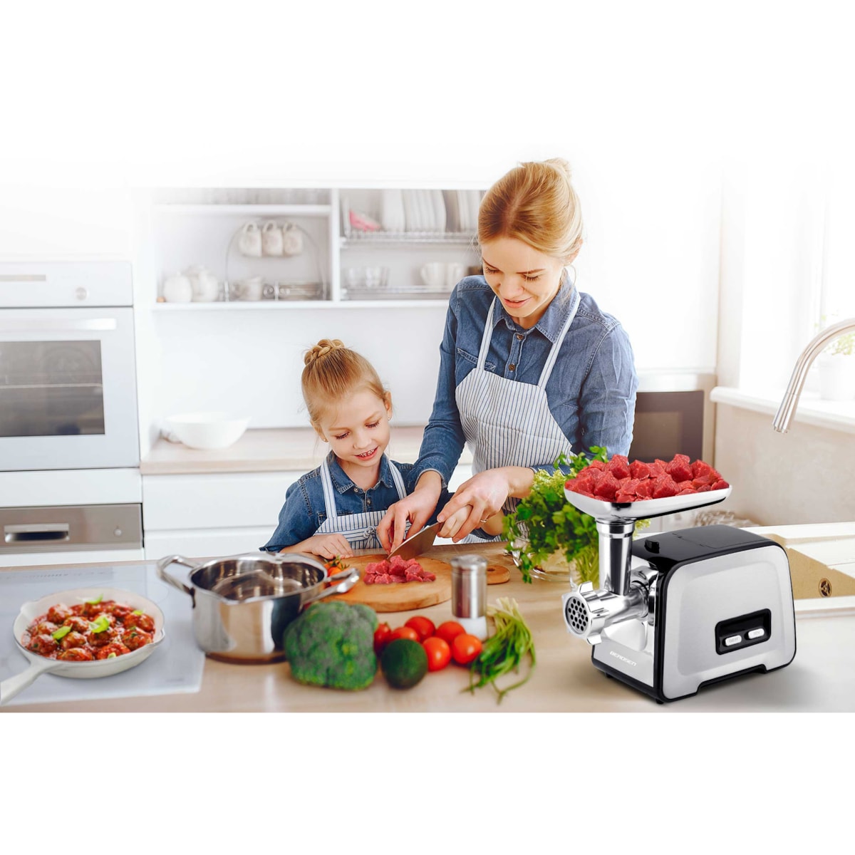 Maszynka do mielenia mięsa warzyw rozdrabniacz Berdsen