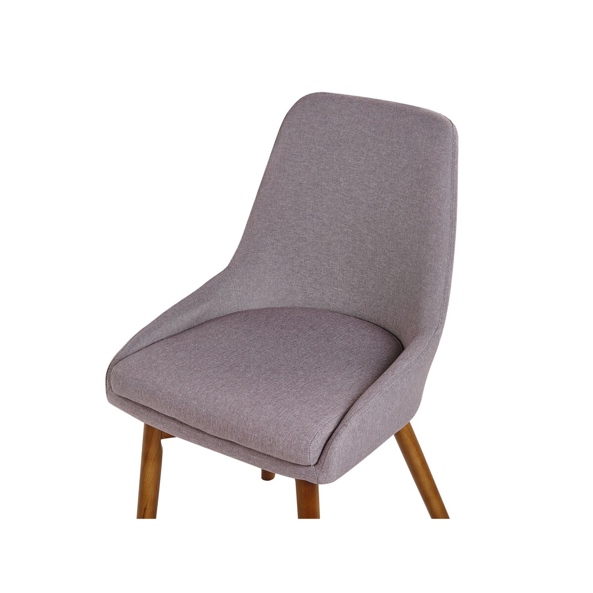 Zestaw 2 krzeseł do jadalni beżowoszary MELFORT