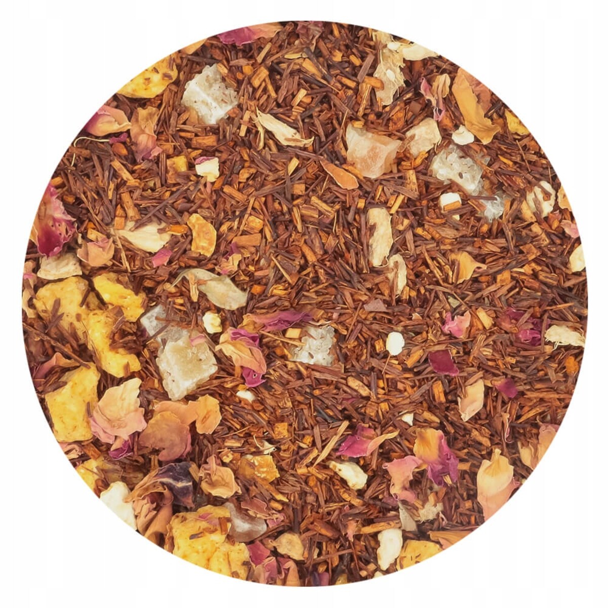 Herbata Rooibos MANDARYNKI Z IMBIREM o smaku mandarynkowo imbirowym Cup&You - herbata liściasta sypana mieszanka napar susz - gotowa na prezent upominek