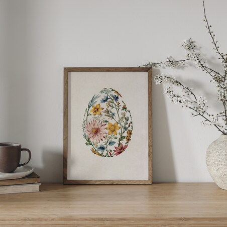 Plakat Kwiecista Pisanka #2 21x30cm