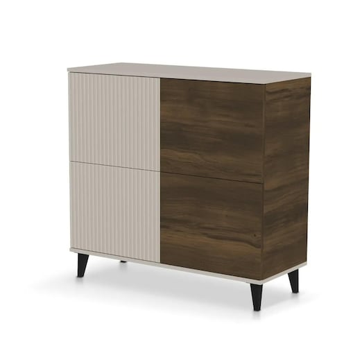 Komoda RANDOM 2 KM-2 100cm orzech/kaszmirowa