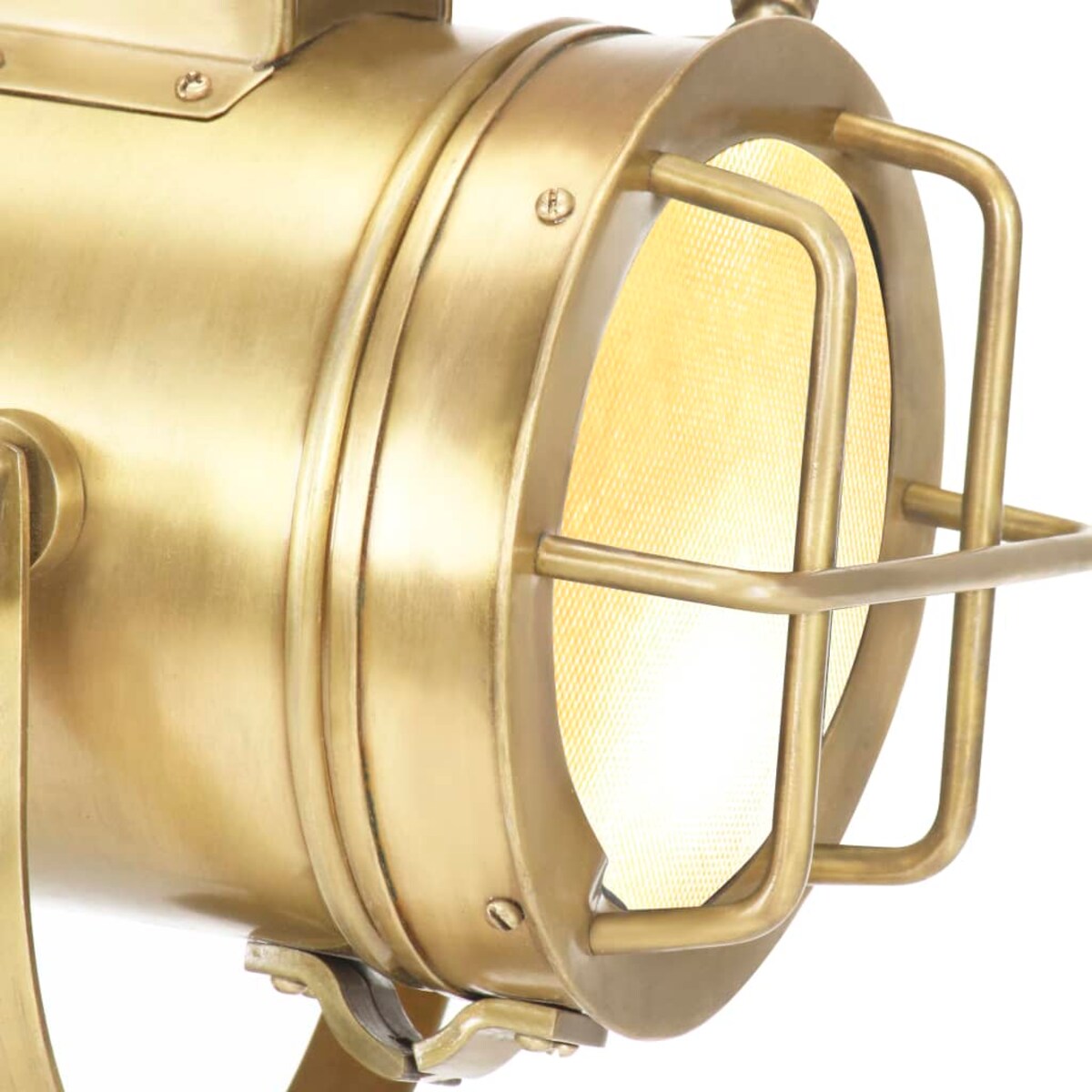 vidaXL Lampa podłogowa na trójnogu, lite drewno mango, 69 cm