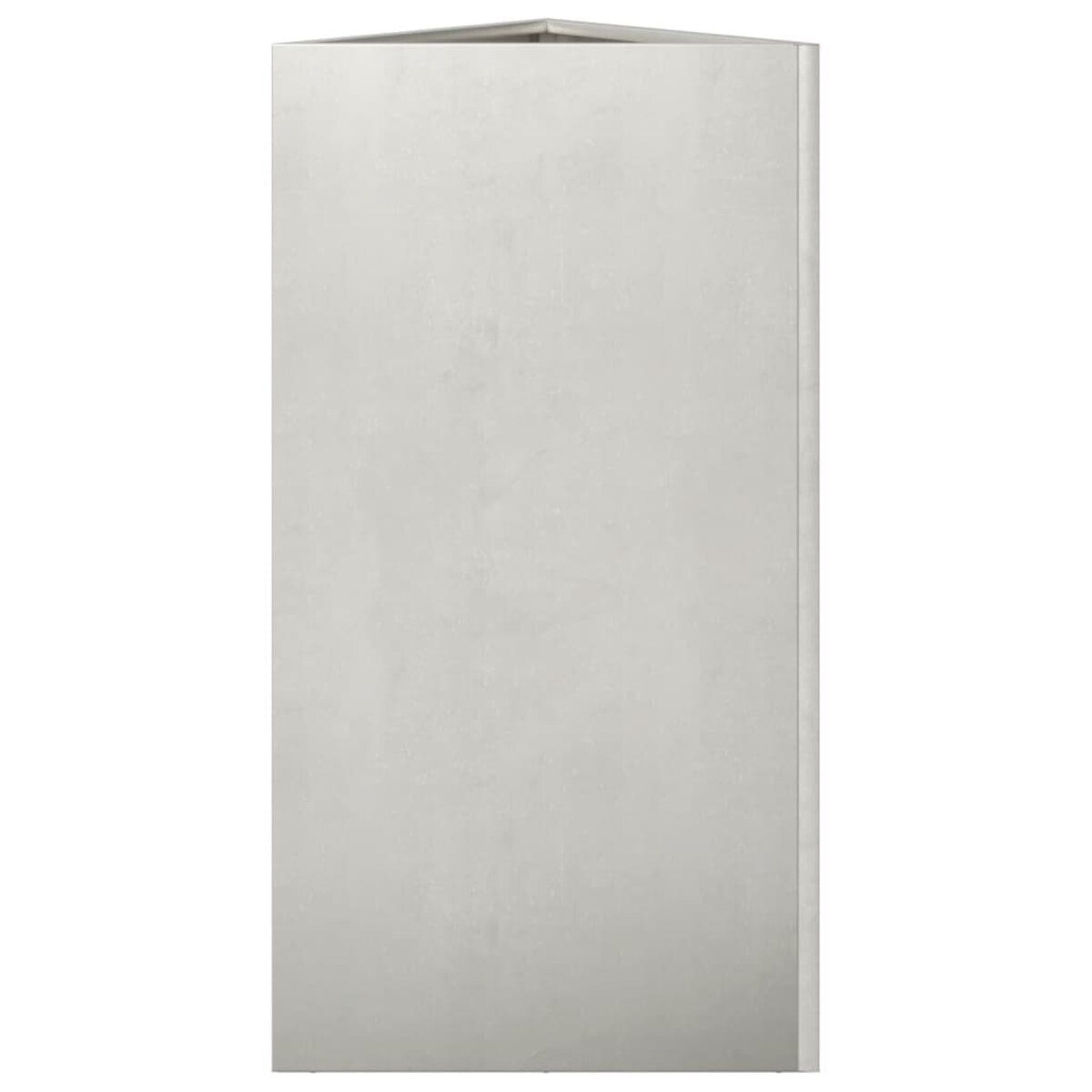 vidaXL Donica ogrodowa, trójkątna, 40x34,5x70 cm, stal nierdzewna