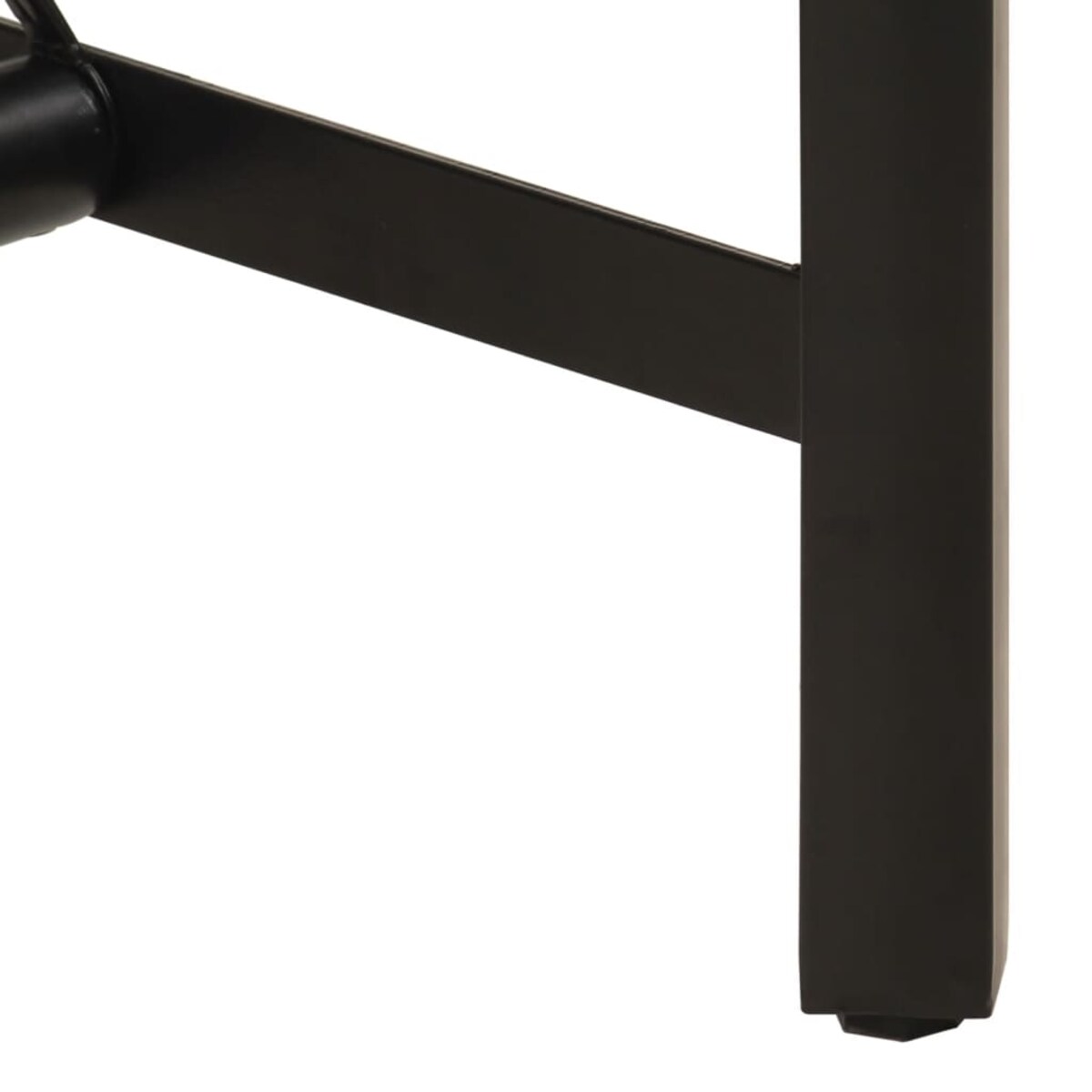 vidaXL Stolik barowy, 180x70x107 cm, lite drewno akacjowe i żelazo