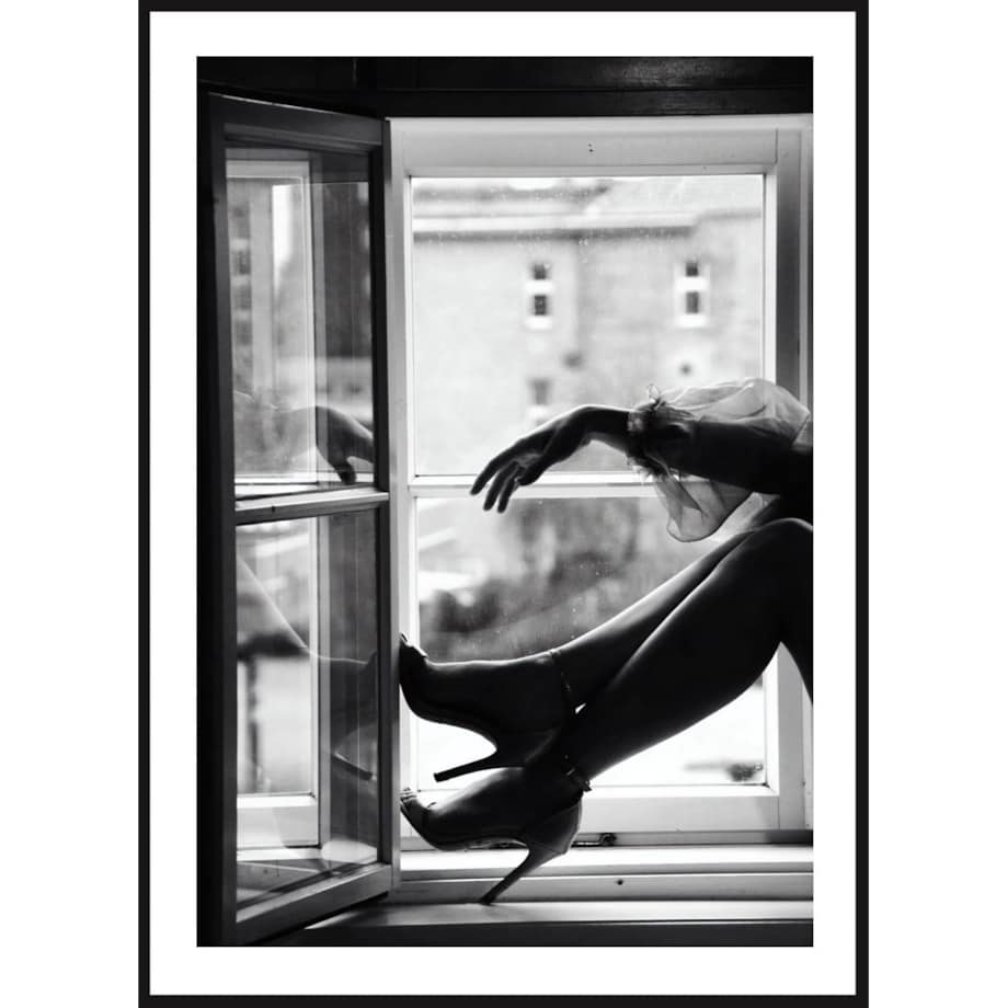 Poster Story, Plakat, Obraz - Szpilki w Oknie, wymiary 70 x 100 cm