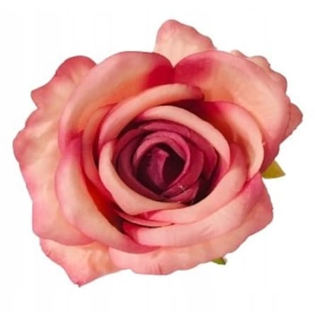 6x Róża sztuczna wyrobowa do wiązanek główka pąk święta kwiaty róże duże