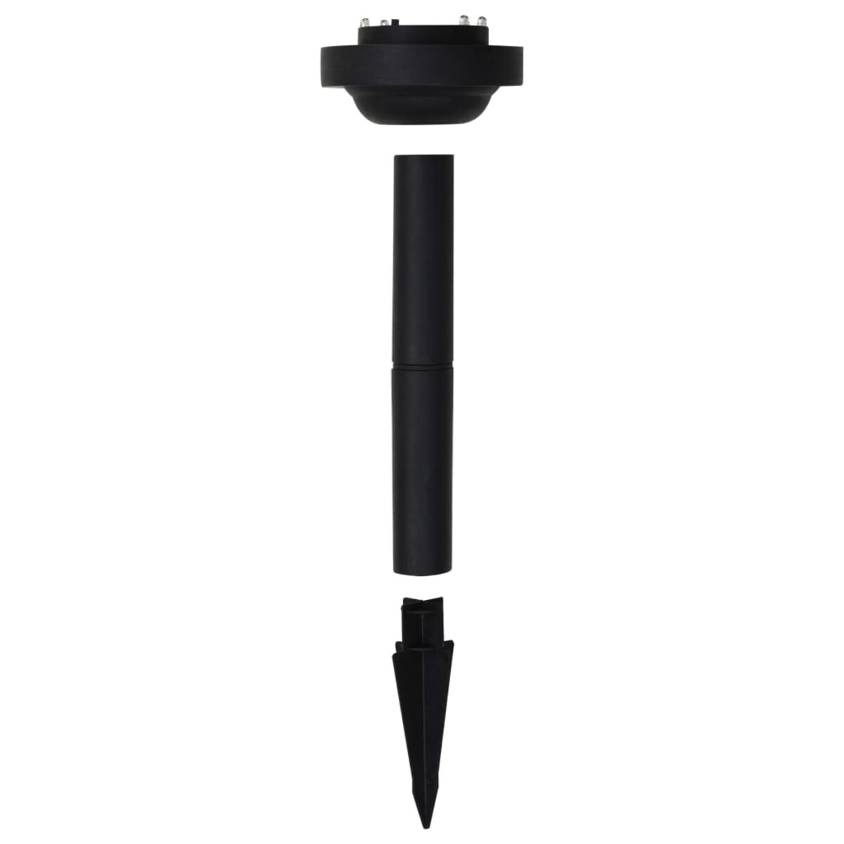 vidaXL Kuliste lampy solarne na zewnątrz, 3 szt., LED, 20 cm, RGB