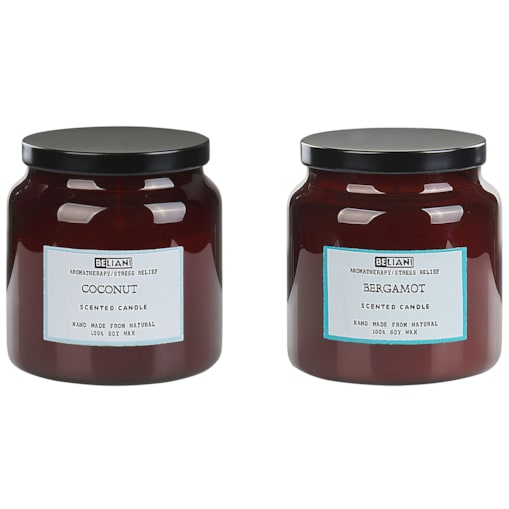 2 świece zapachowe sojowe bergamotka/ kokos ABSOLUTE ALCHEMY