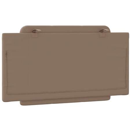 vidaXL Poduszka na wezgłowie, Zadar, cappuccino, 100 cm, sztuczna skóra