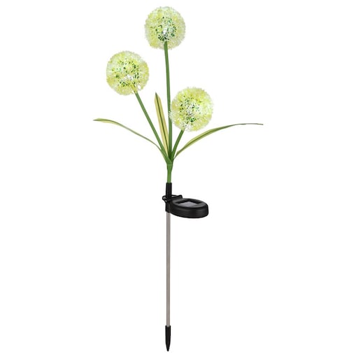 Lampa solarna LED Globo SOLAR 33599G 3x0,06W zielona stojąca IP44 75 cm do ogrodu tarasu i ścieżek