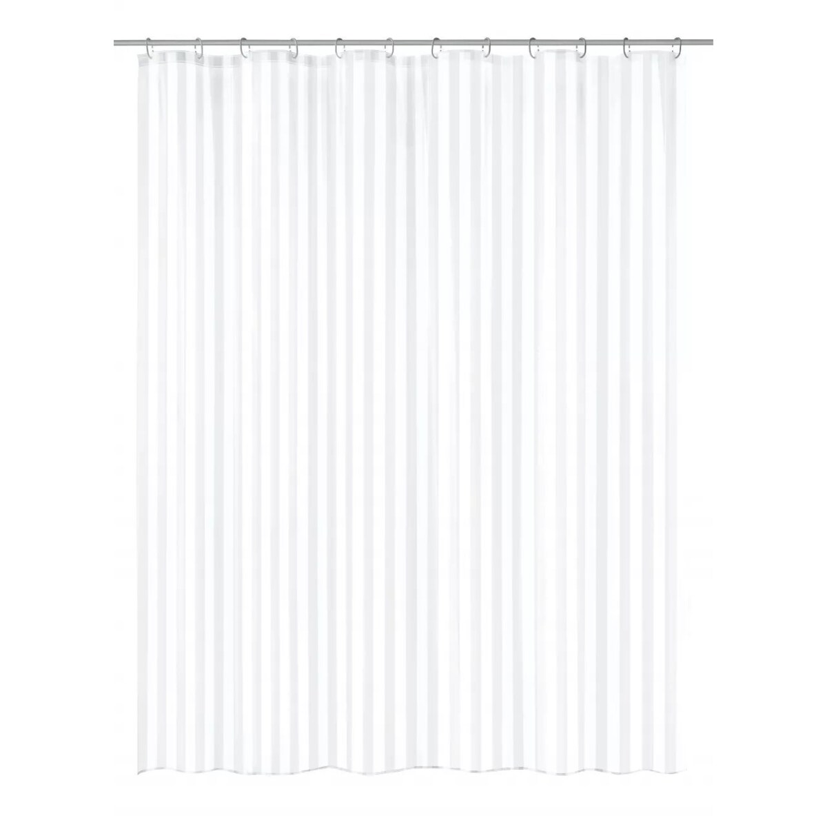 Kleine Wolke Noa Ekologiczna Zasłona prysznicowa biała paski 180x200 cm PEVA bezzapachowa