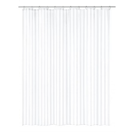Kleine Wolke Noa Ekologiczna Zasłona prysznicowa biała paski 180x200 cm PEVA bezzapachowa