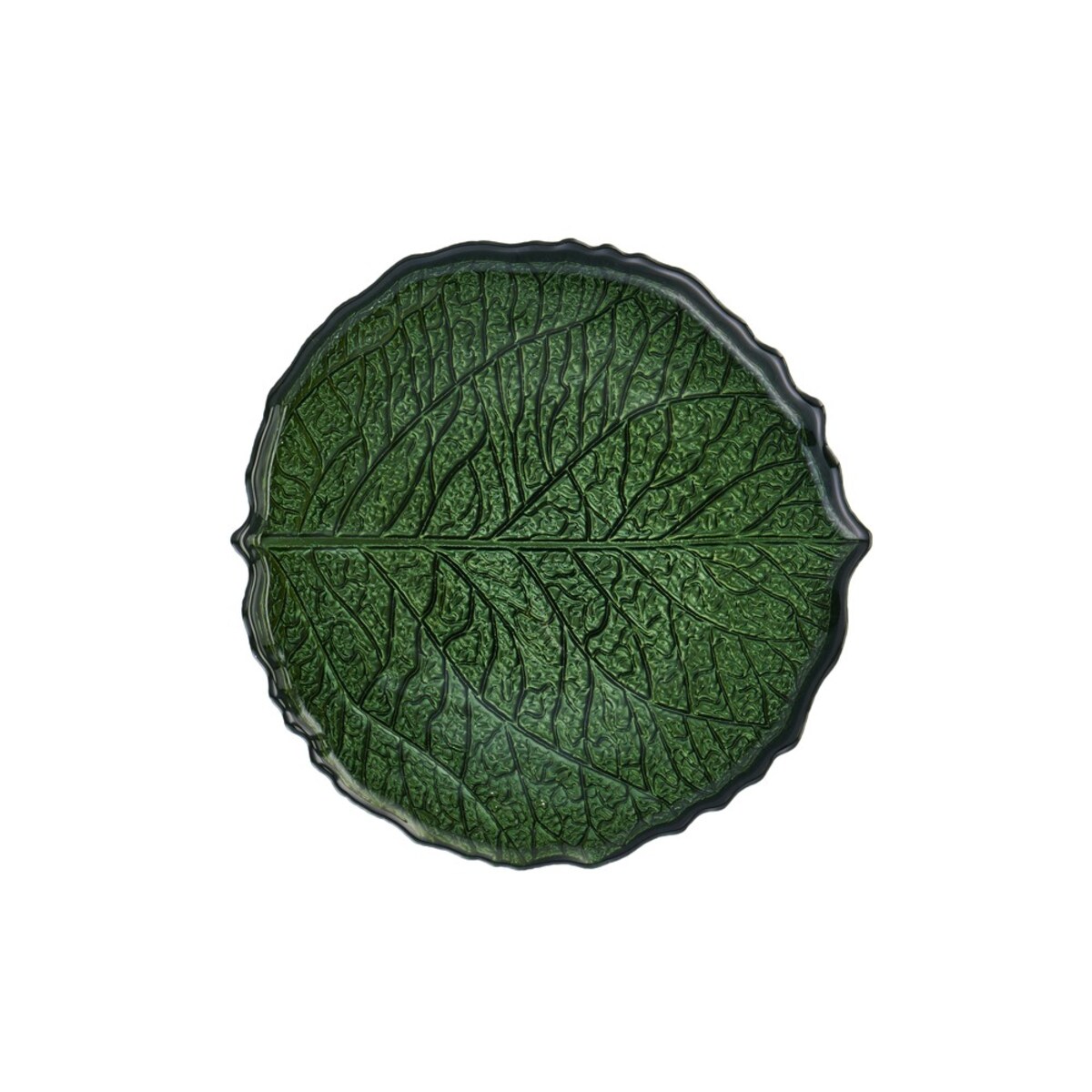 VILLA ITALIA Talerzyk deserowy szklany 16,5 cm GREEN AURA