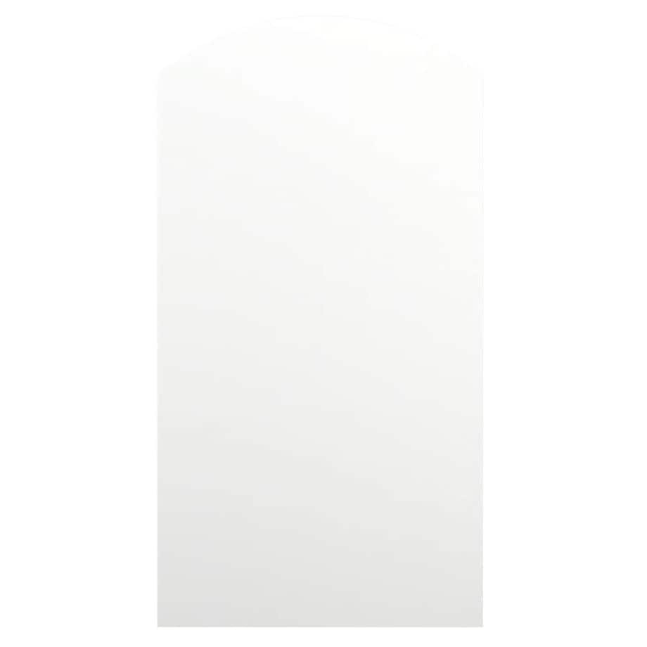 vidaXL Lustro z lampami LED, 90x45 cm, szklane, z łukiem