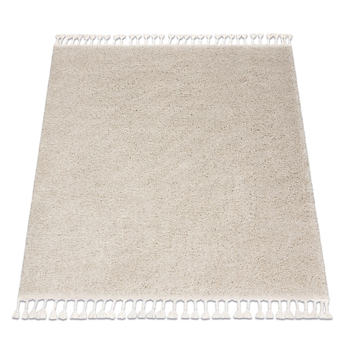 Dywan kwadratowy BERBER 9000 krem Frędzle 160x160 cm