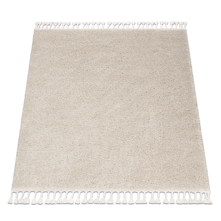 Dywan kwadratowy BERBER 9000 krem Frędzle 160x160 cm