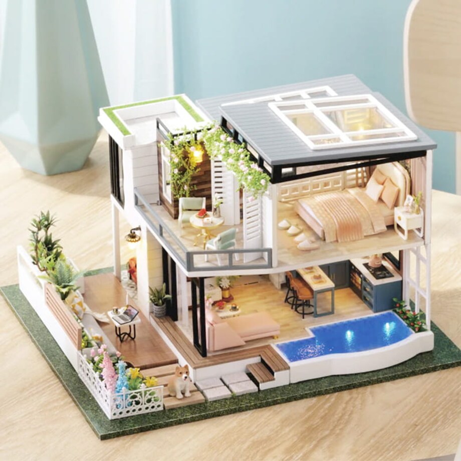 Miniaturowy domek - Lazurowe wybrzeże