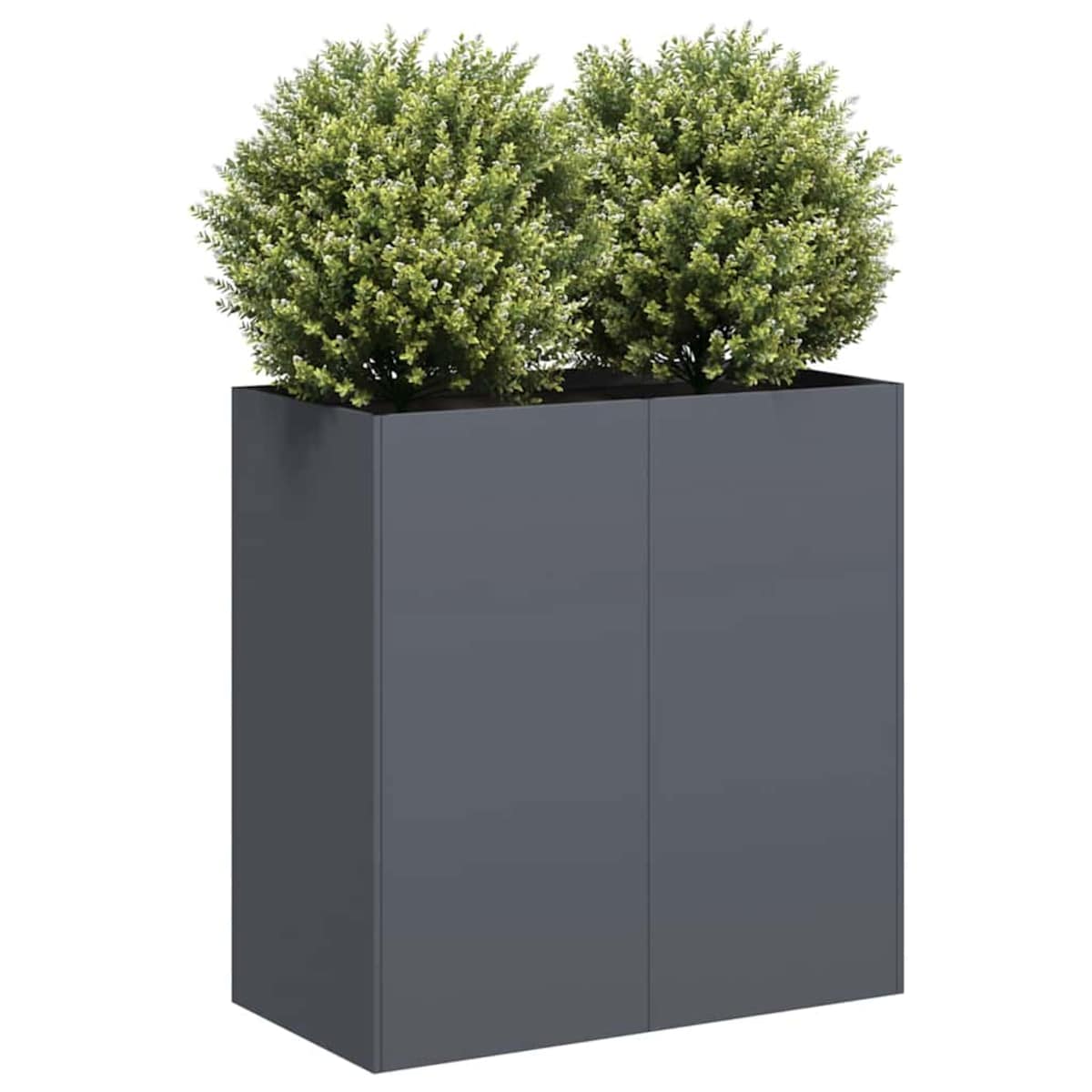 vidaXL Doniczka Antracyt 80x40x80 cm Stal walcowana na zimno
