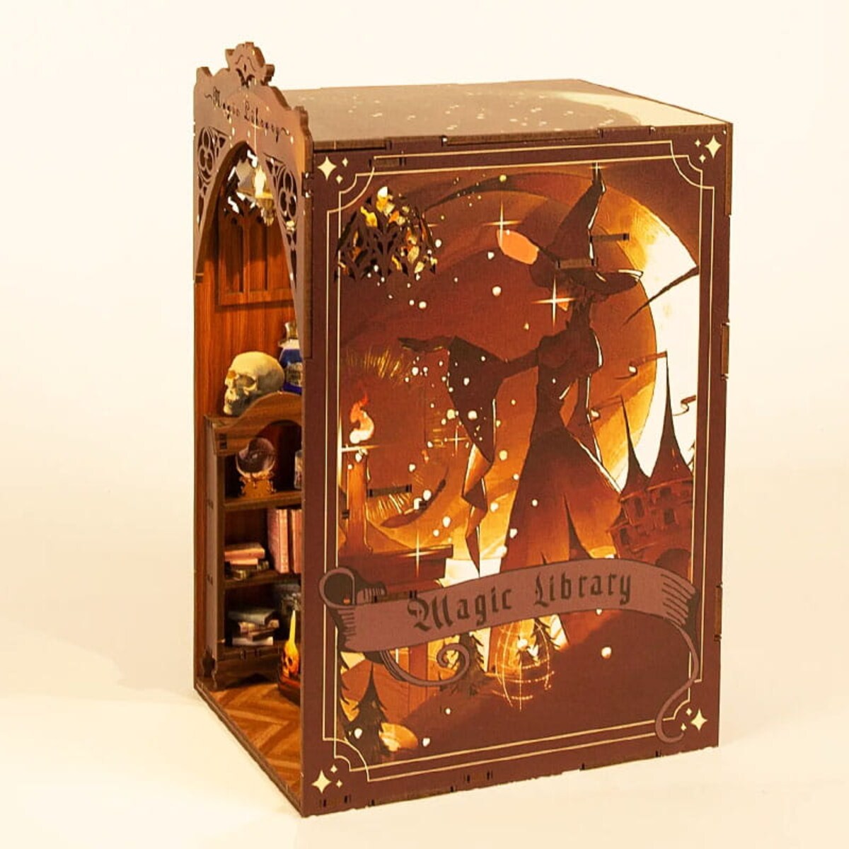 Miniaturowy domek Book Nook - Tajemnicza biblioteka