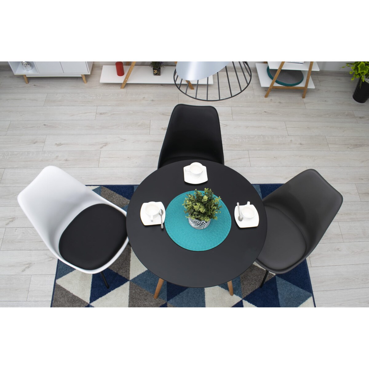 Stół Do Jadalni Kuchni Salonu Biura Todi Okrągły 80 Cm