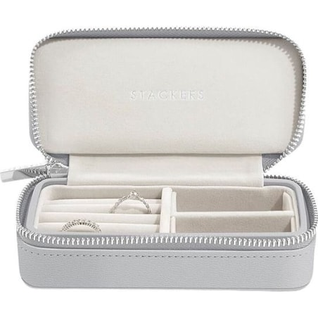 Pudełko podróżne na biżuterię Stackers Travel classic kamienna szarość