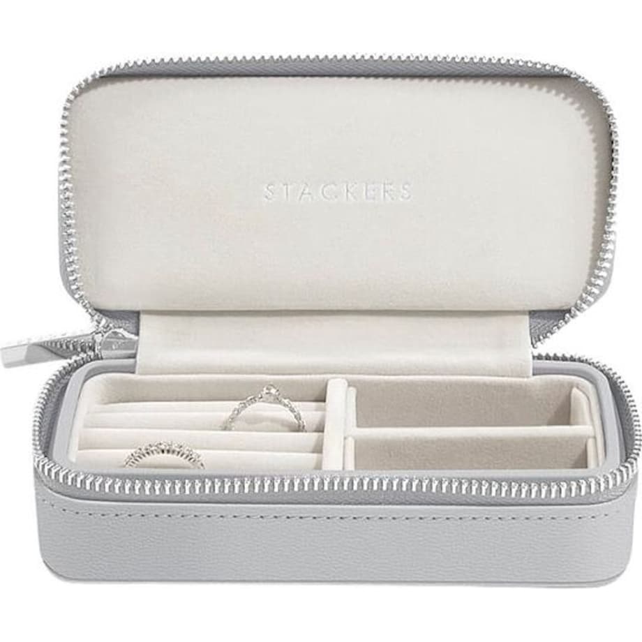 Pudełko podróżne na biżuterię Stackers Travel classic kamienna szarość