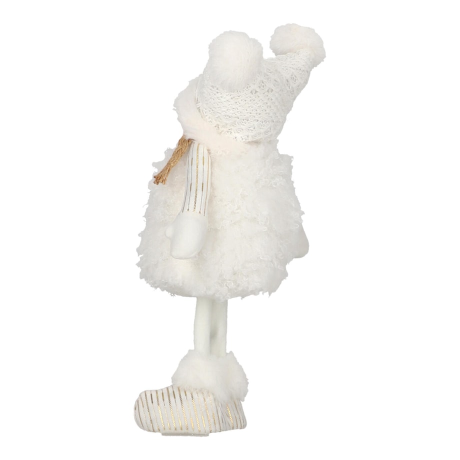 FIGURKA ŚWIĄTECZNA dekoracyjna Dziewczynka ŚNIEŻYNKA 33 cm
