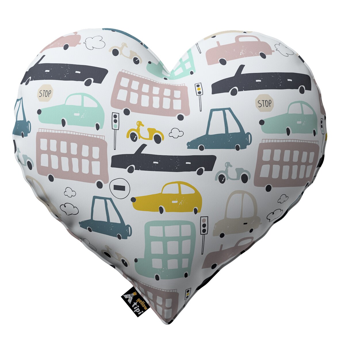 Poduszka Heart of Love, kolorowy, 45x15x45cm, Magic Collection